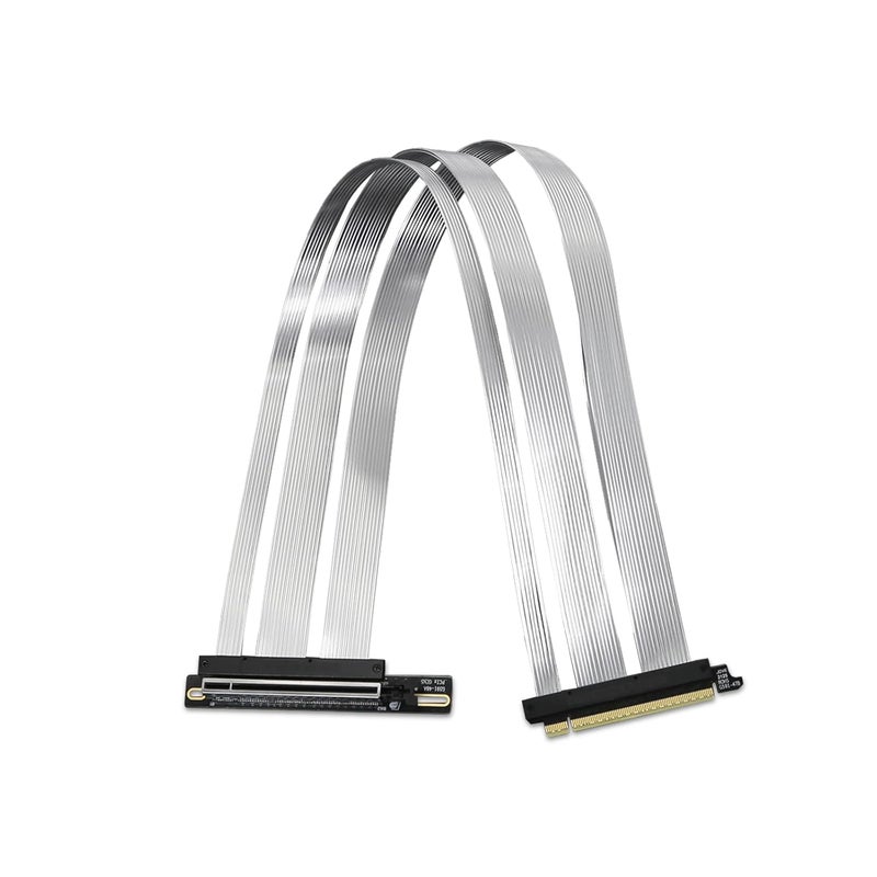 GIGA-MEGA PCIe 5.0 X16 Riser Cable GPU Extension Cable GEN5 Vertical Mount for Next RTX5090, GEN5 SSD Riser Card (35 cm) - Image 1